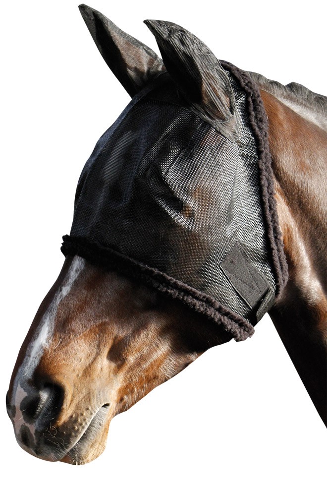 Masque anti-mouches avec oreilles noires