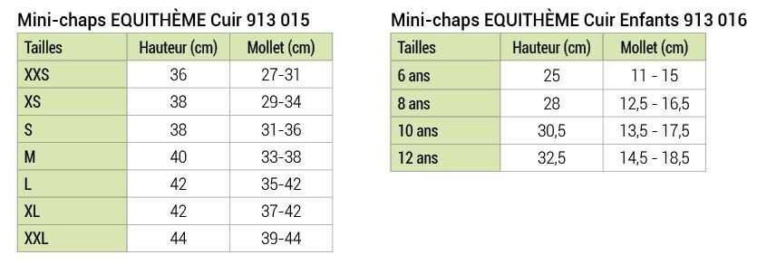 EQUITHÈME Mini-chaps - Cuir, vue 6