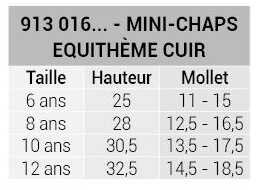 EQUITHÈME Mini-chaps - Cuir, vue 16