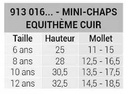 EQUITHÈME Mini-chaps - Cuir, vue 16