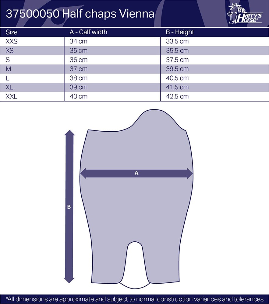 Mini-chaps cuir Vienne