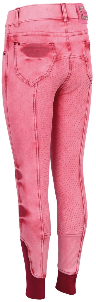 Pantalon d'équitation Denim LouLou Arendal Full Grip - Enfants