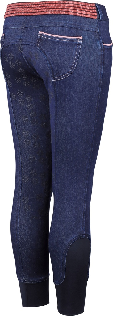 Pantalon d'équitation Denim LouLou Montecristo Full Grip SU23 - Enfants