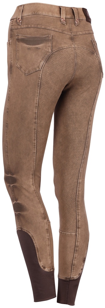 Pantalon d'équitation Denim Moss Full Grip - Femme