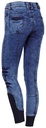 Pantalon d'équitation Denim Moss Full Grip - Femme