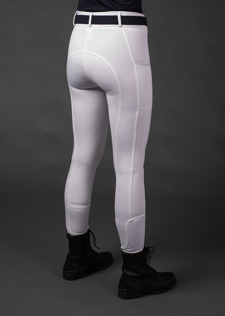 Pantalon d'équitation Equitights EQS Argent Full Grip - Femme