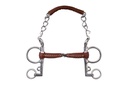 Pelham METALAB mors - Pinchless cuir long branches, vue 3