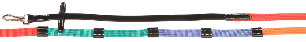 Rênes sangles d' entraînement tricolores