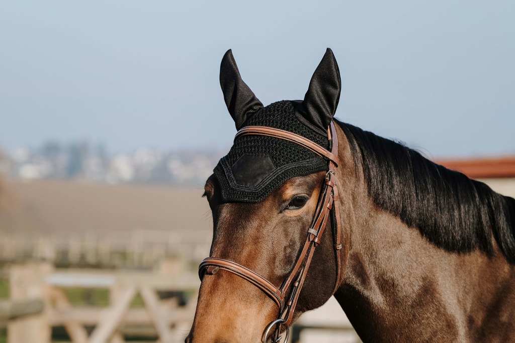 Bonnet chasse-mouches EQUITHÈME "Badge"