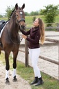 Sweat à capuche EQS Bordeaux - Femme