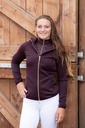 Sweat à capuche EQS Bordeaux - Femme