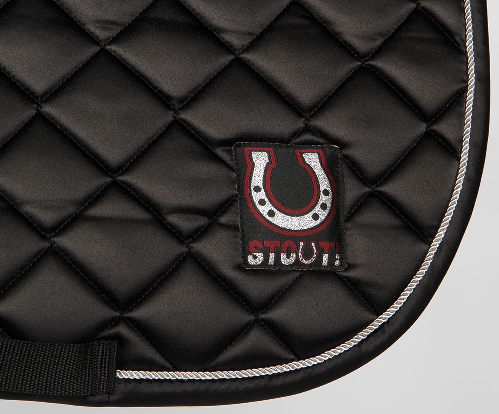 Tapis de selle STOUT! Satiné bordeaux
