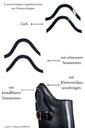 Bottes -Trinity- longue/tour de mollet etroit HKM, vue 2