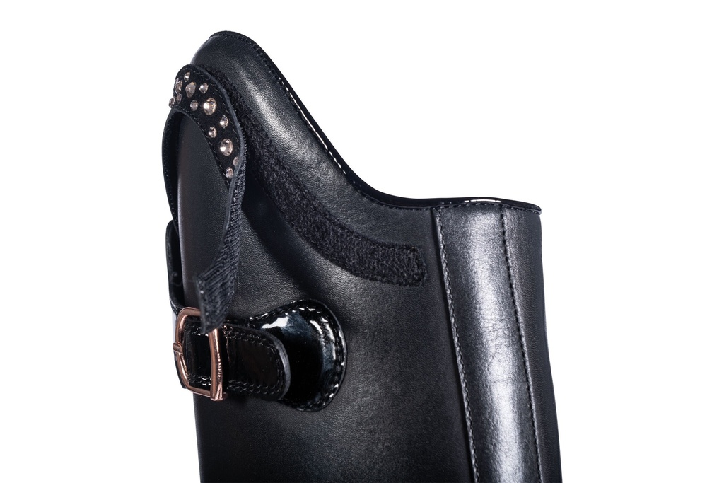 Bottes -Trinity- longue/tour de mollet etroit HKM, vue 4