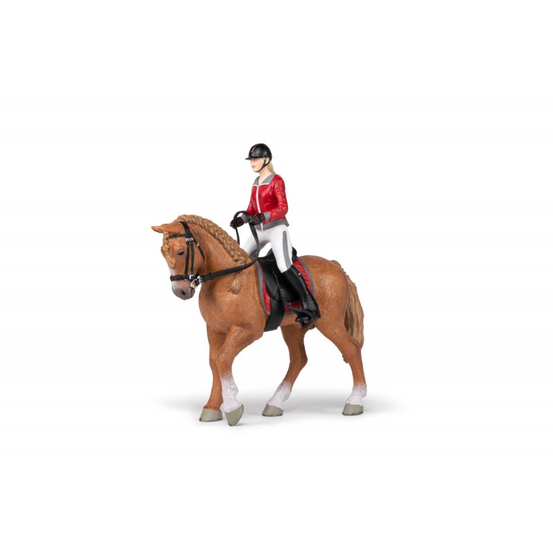 Cheval de promenade et sa cavalière PAPO - 4