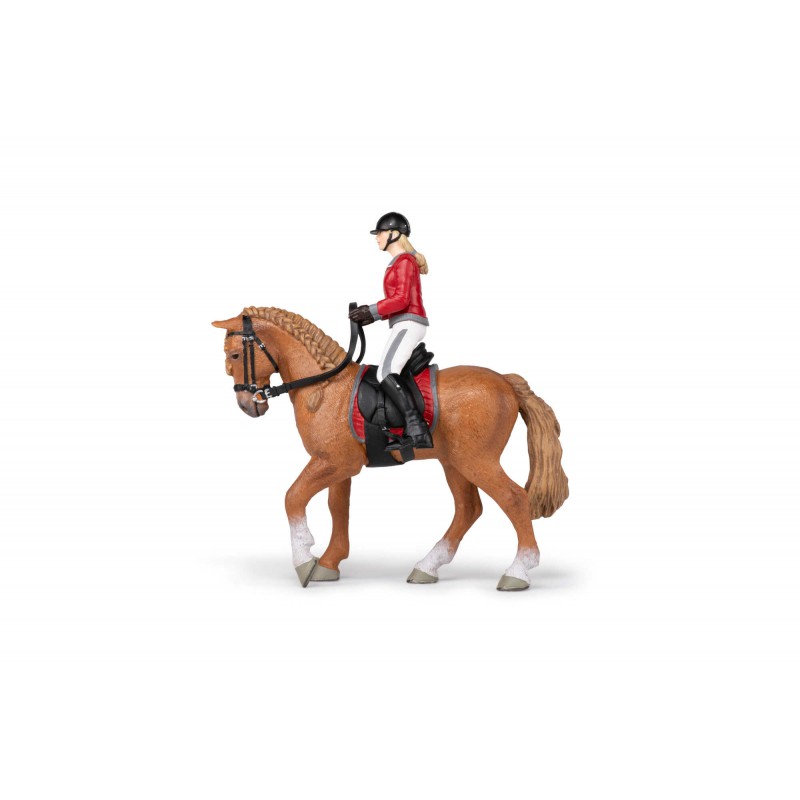 Cheval de promenade et sa cavalière PAPO - 8