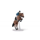 Cheval de saut d'obstacle et son cavalier PAPO - 4