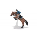 Cheval de saut d'obstacle et son cavalier PAPO - 7