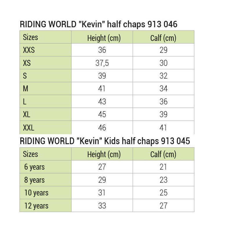 Mini-chaps RIDING WORLD - Kevin - 13