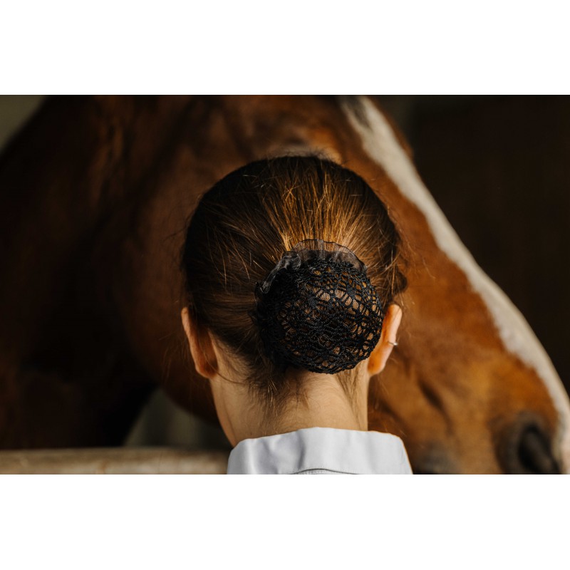 Barrette résille pour cheveux EQUITHEME - Floral - 2