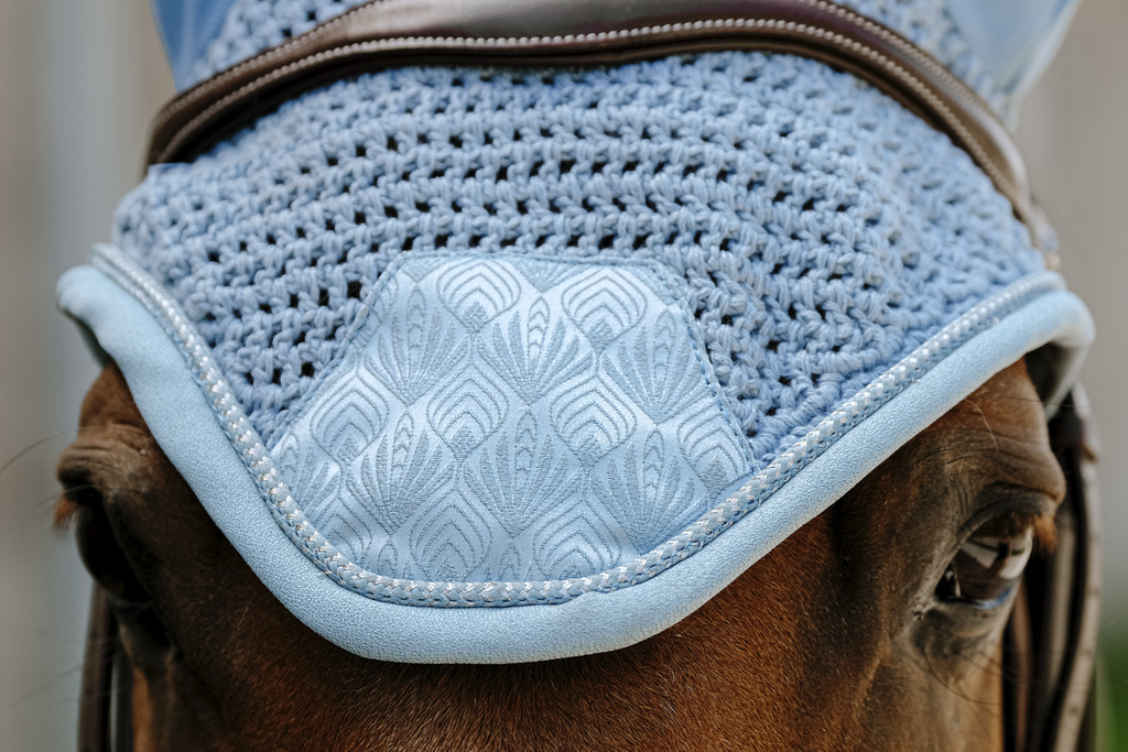 Bonnet chasse mouche EQUITHÈME - Brocart