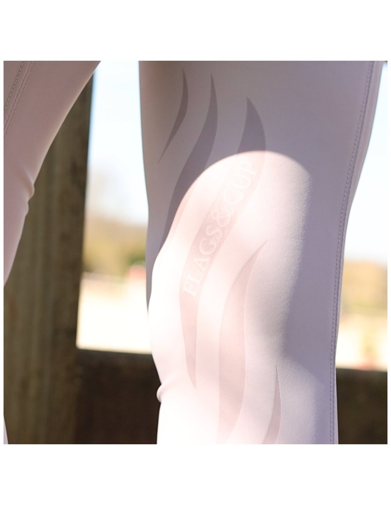 Pantalon d'équitation Flags&Cup Catarina fille - Blanc 8 ans 2
