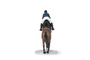 Cheval de saut d'obstacle et son cavalier PAPO