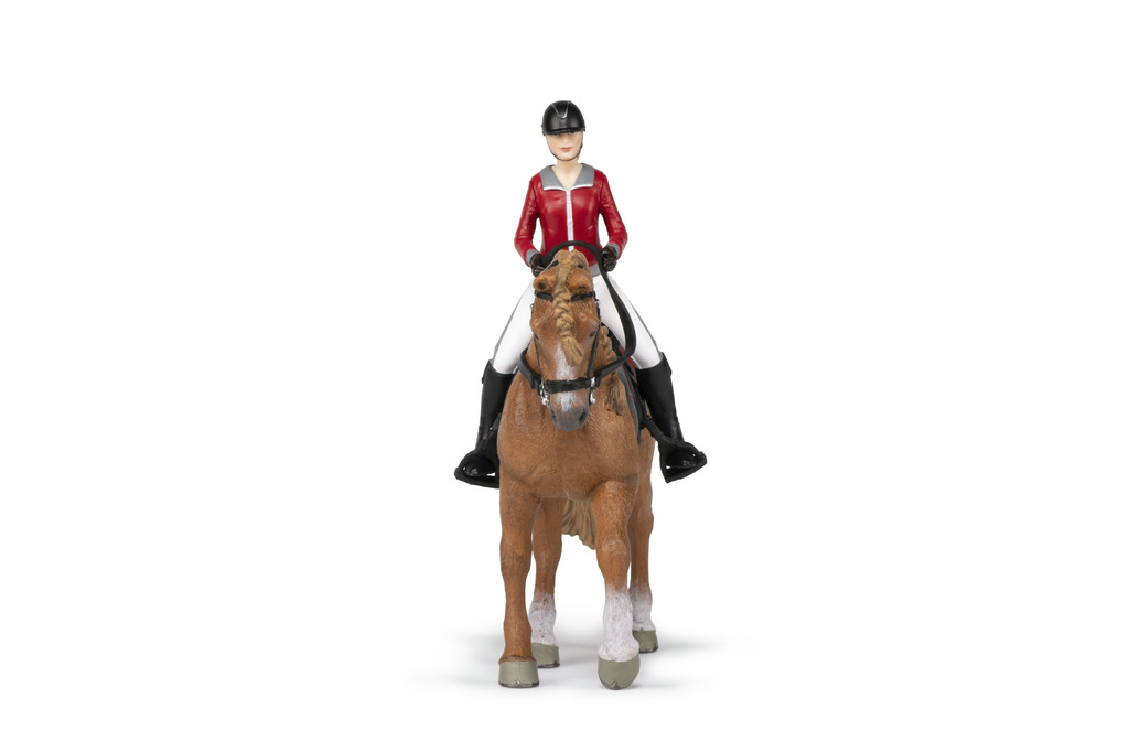 Cheval de promenade et sa cavalière PAPO
