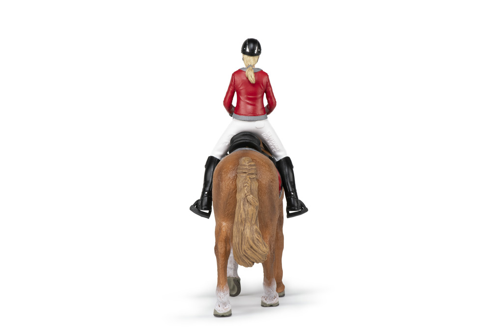 Cheval de promenade et sa cavalière PAPO