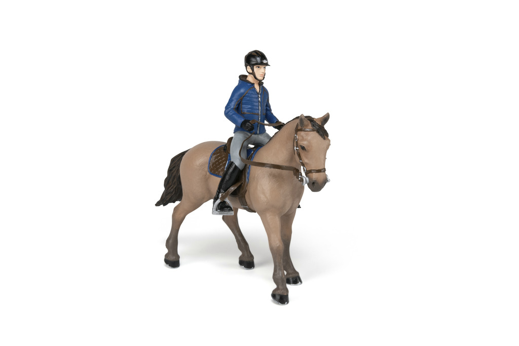 Cheval de promenade et son cavalier PAPO
