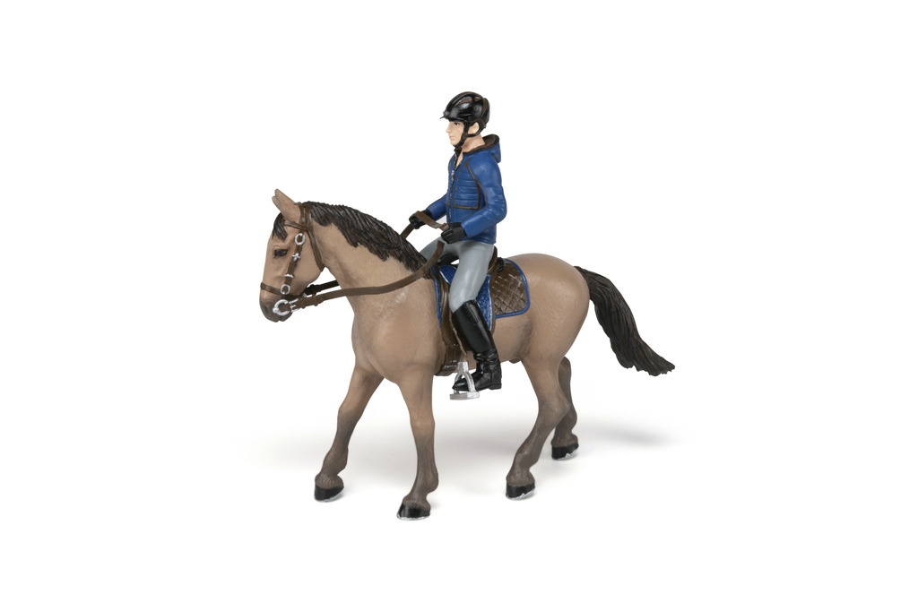 Cheval de promenade et son cavalier PAPO