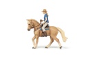 Cheval western et sa cavalière PAPO