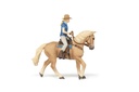 Cheval western et sa cavalière PAPO