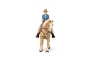 Cheval western et sa cavalière PAPO