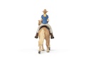 Cheval western et sa cavalière PAPO