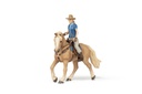 Cheval western et sa cavalière PAPO