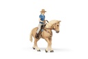 Cheval western et sa cavalière PAPO