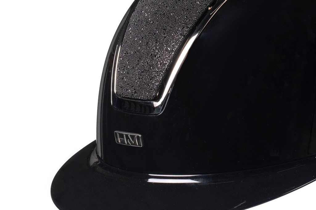 Casque -Lady Shield Brillant- - noir/argenté (9171) (2)