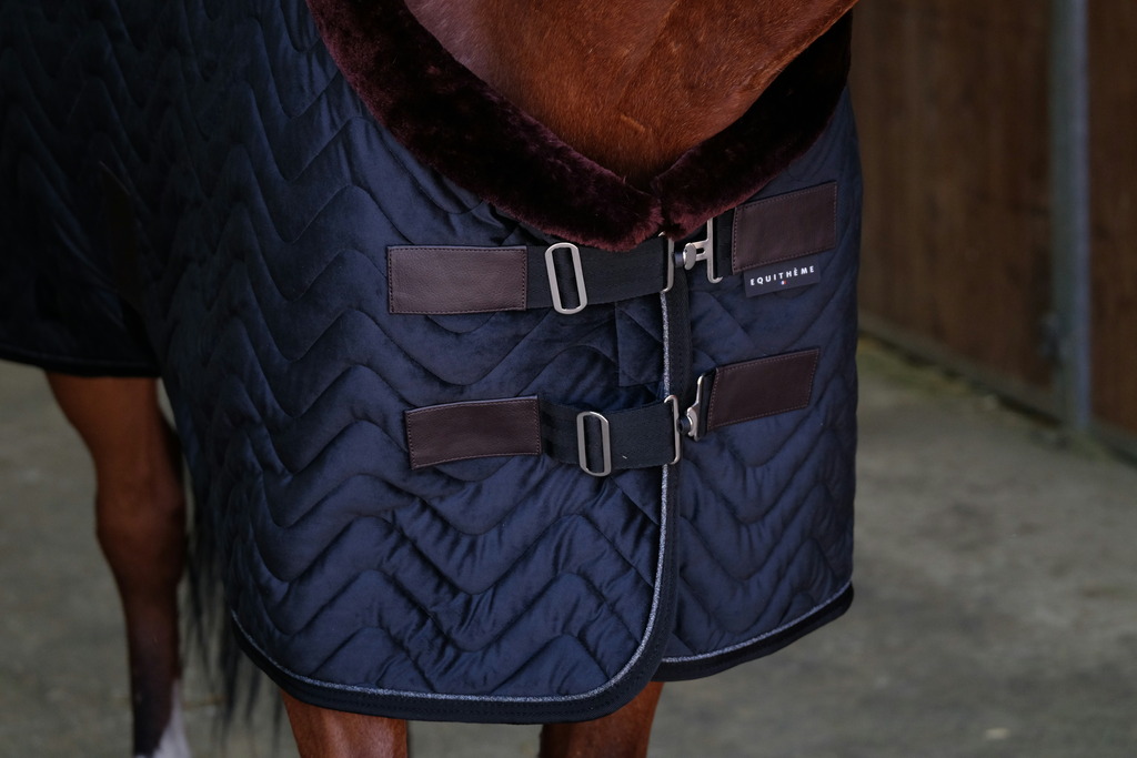 Couverture velours EQUITHEME "Teddy"