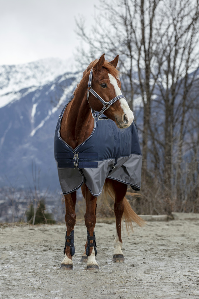 Couverture EQUITHÈME "TYREX 600 D", doublée polaire