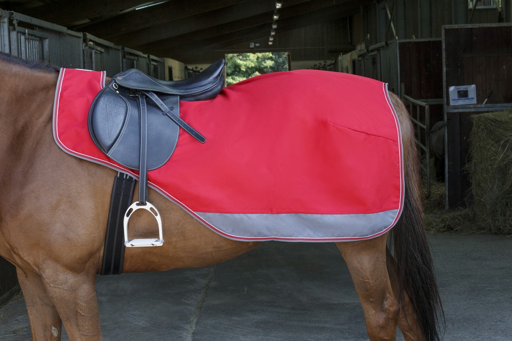 Couvre-reins EQUITHÈME "TYREX 1200 D", doublé polaire
