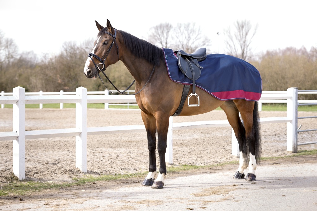 Couvre-reins EQUITHÈME "TYREX 1200 D", doublé polaire