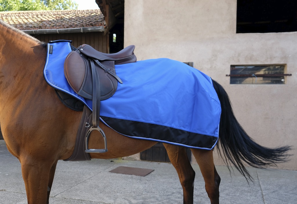 Couvre-reins EQUITHÈME "TYREX 1200 D", doublé polaire