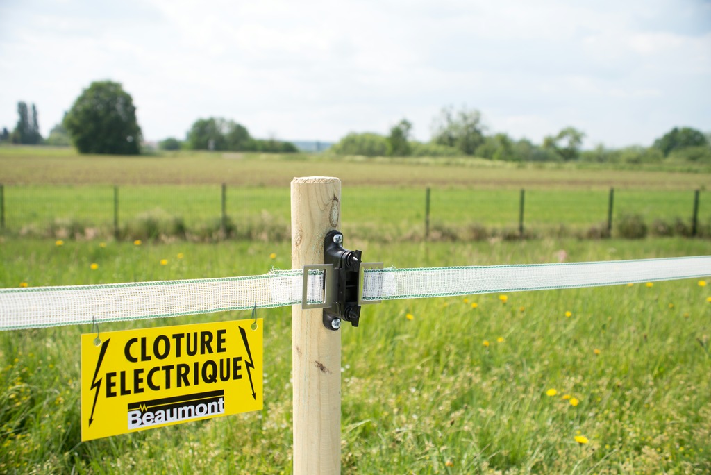 Plaque de signalisation clôture BEAUMONT