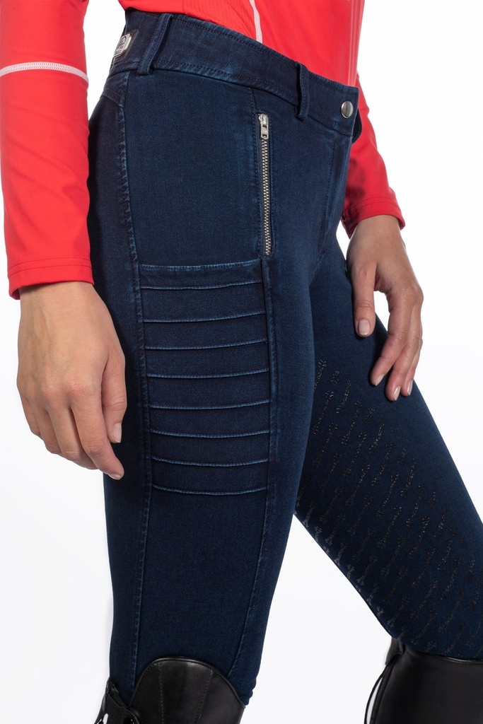 Pantalon -Aruba Denim- fond 1/ - bleu foncé (6900) (6)