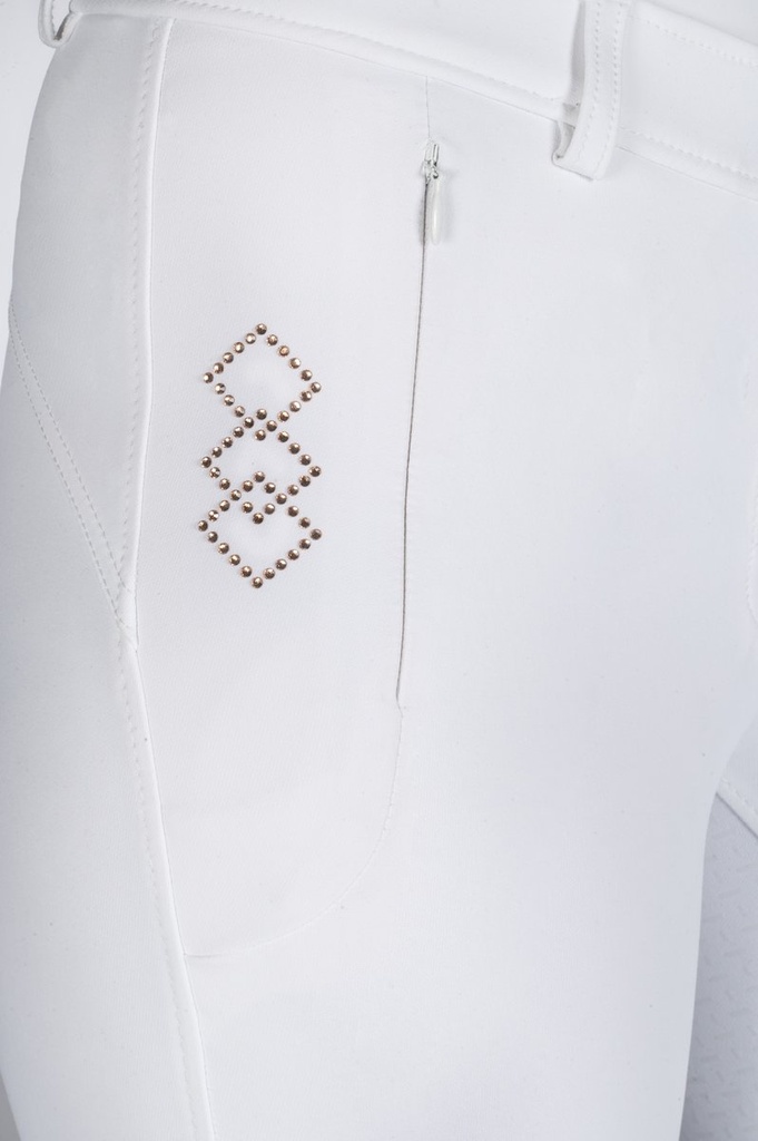 Pantalon -Alexis- fond 1/1 en  - blanc (1200) (4)