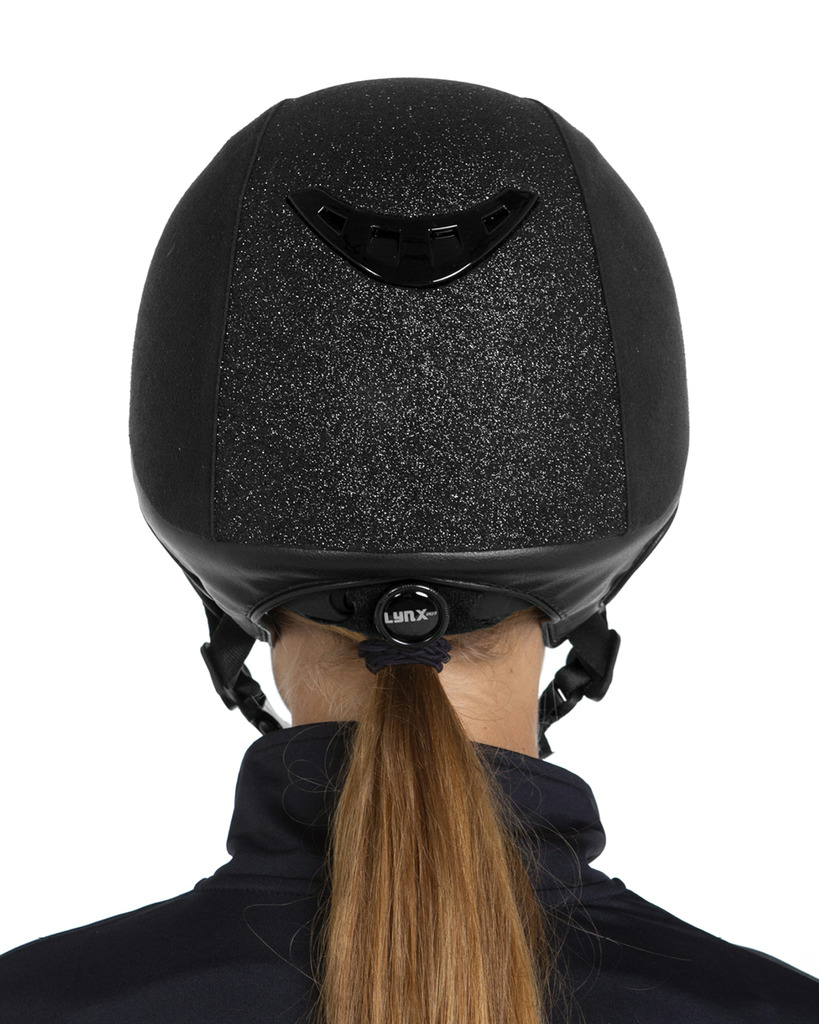 Casque BACK ON TRACK® EQ3 Lynx "Microfibre/Strass"