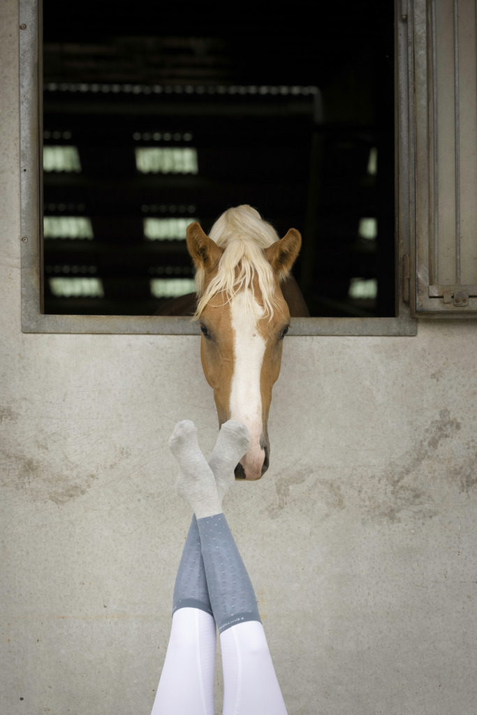 Chaussettes EQUITHÈME "Dotgrip"