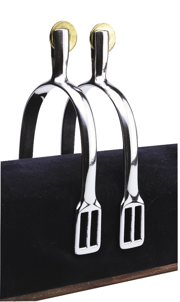 Éperons FEELING "Prince de Galles" inox à molette lisse