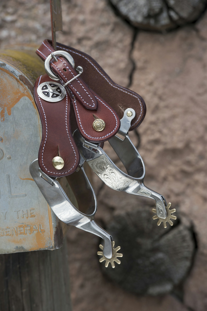 Lanières d'éperons western RANDOL'S "Sheriff"